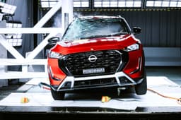 Nissan Magnite side pole impact test GNACP  